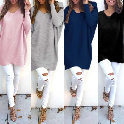 Elarova | Modischer, mittellanger Pullover für Damen