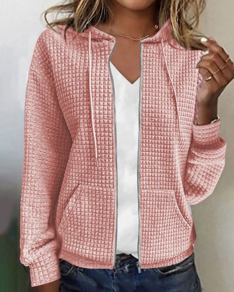 Elarova | Modisches Sweatshirt Mit Kapuze Und Taschen Für Frauen
