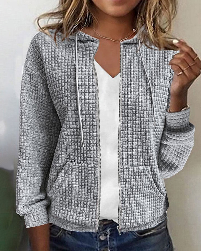 Elarova | Modisches Sweatshirt Mit Kapuze Und Taschen Für Frauen