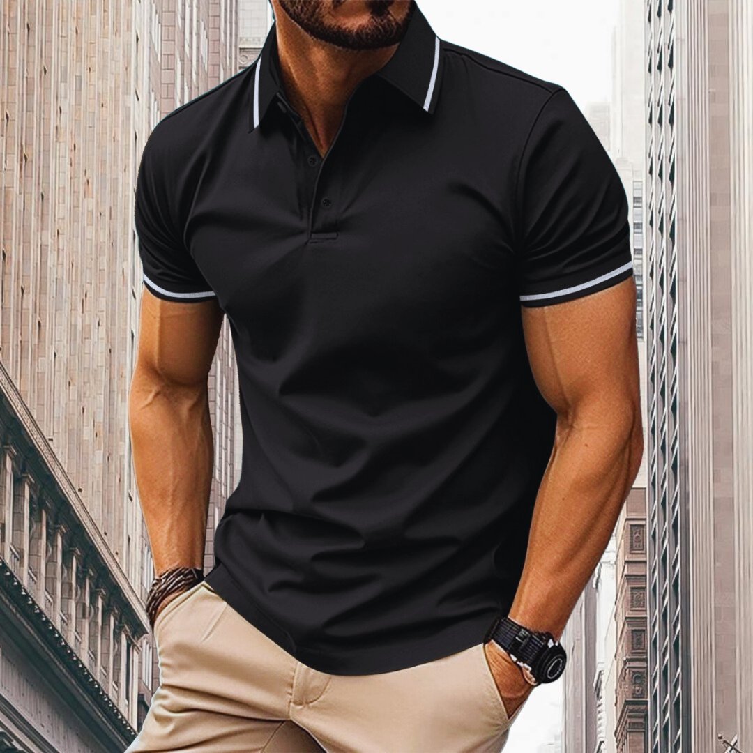 Elarova | Muskel-Fit Polo-Shirt
