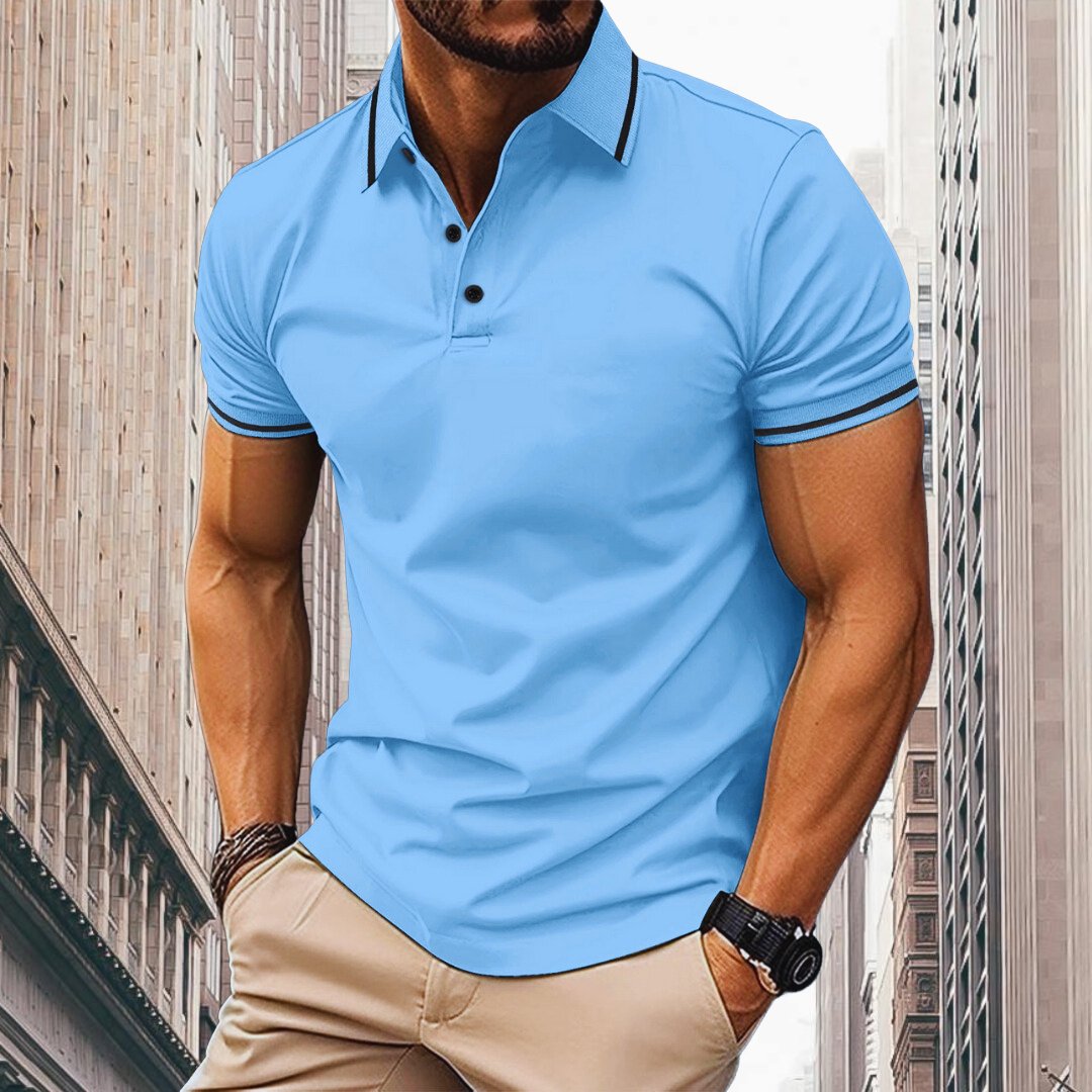 Elarova | Muskel-Fit Polo-Shirt