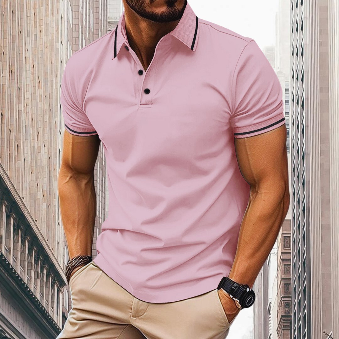 Elarova | Muskel-Fit Polo-Shirt