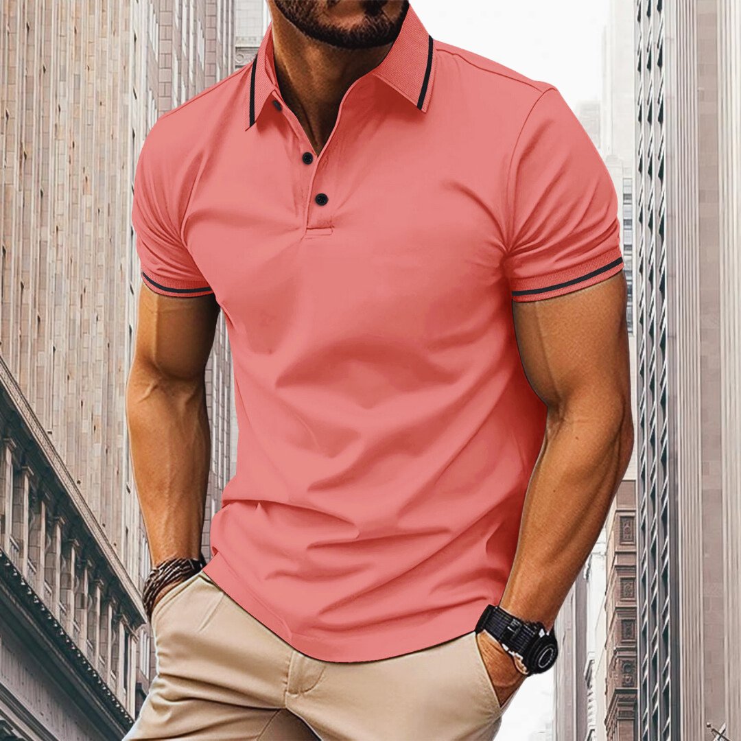 Elarova | Muskel-Fit Polo-Shirt