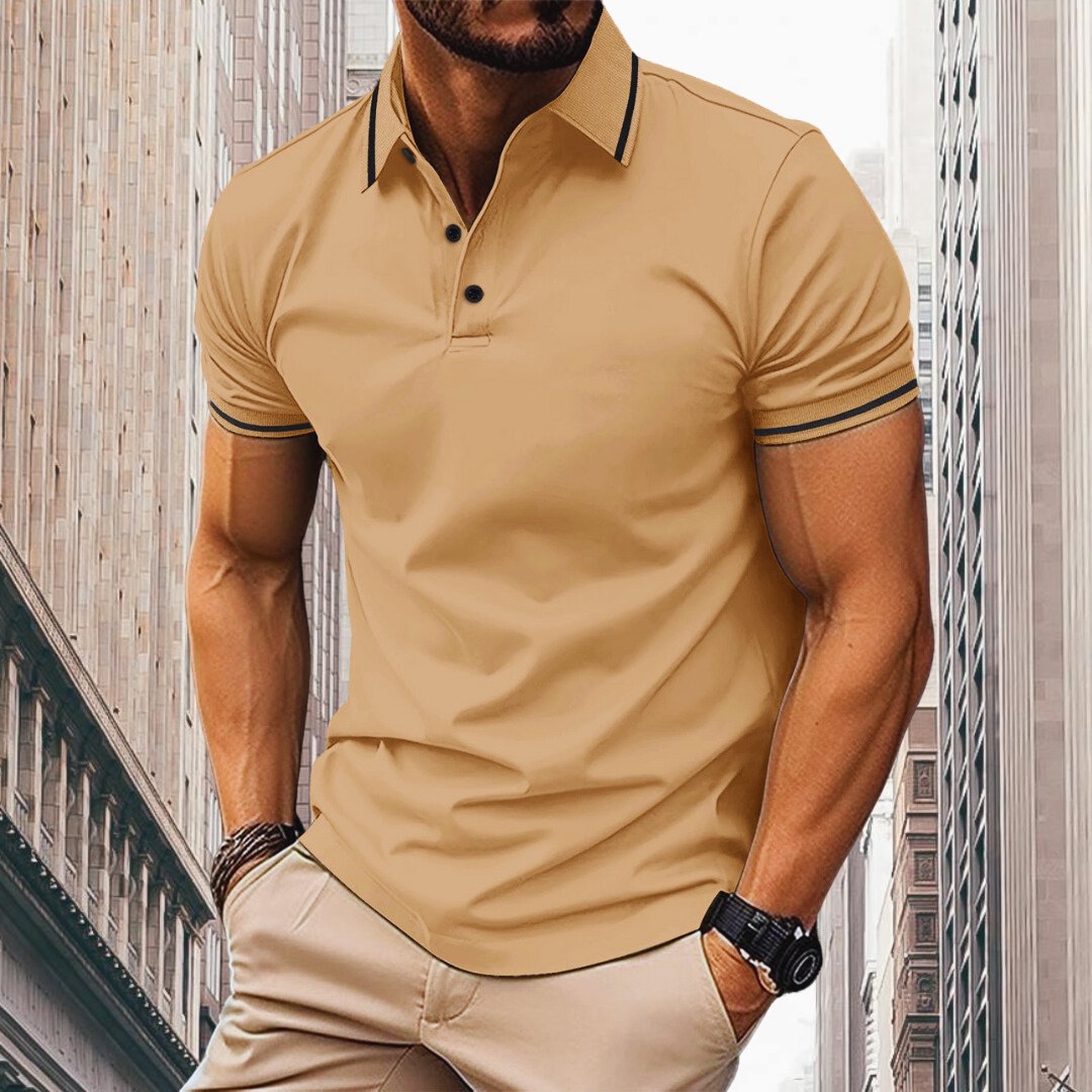 Elarova | Muskel-Fit Polo-Shirt