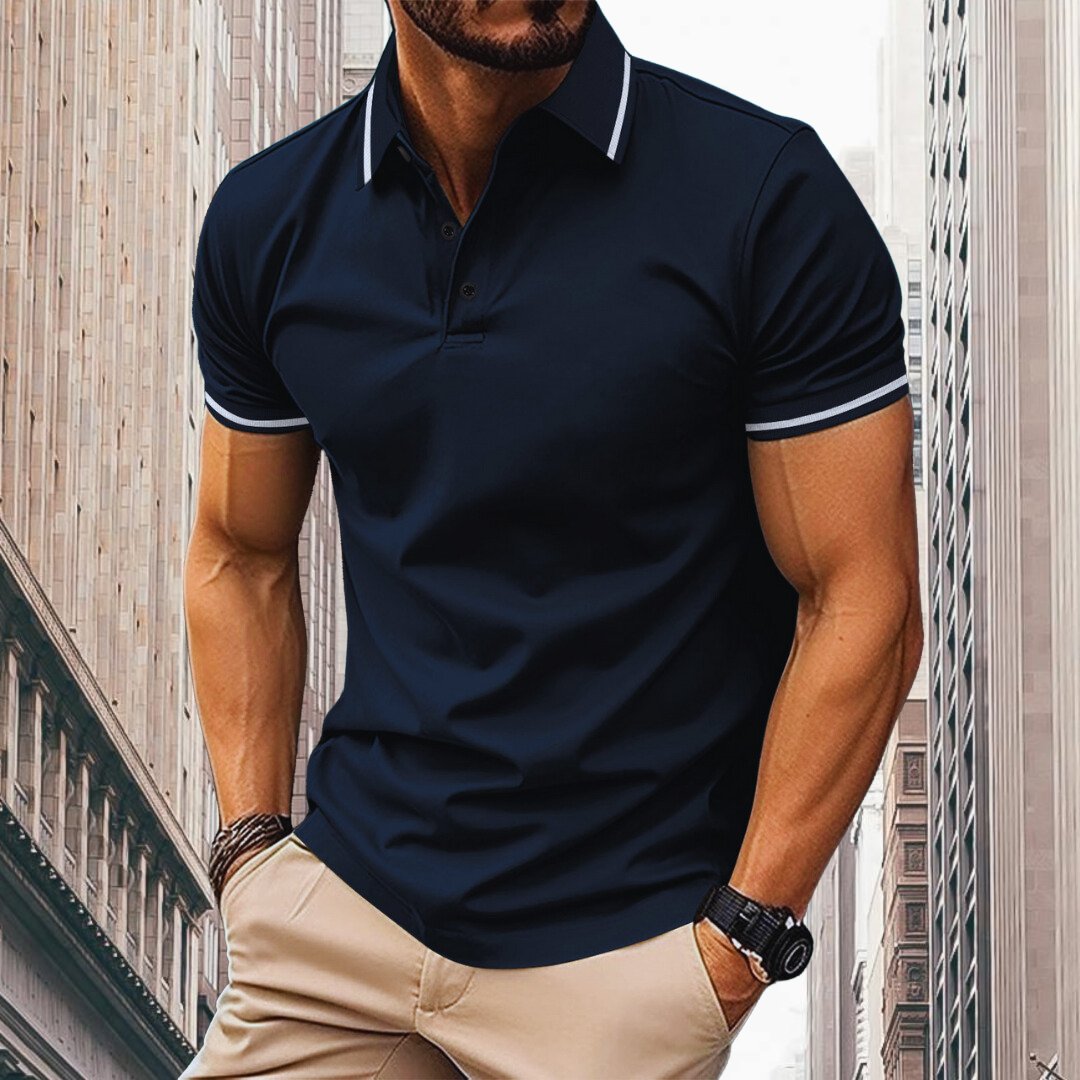Elarova | Muskel-Fit Polo-Shirt
