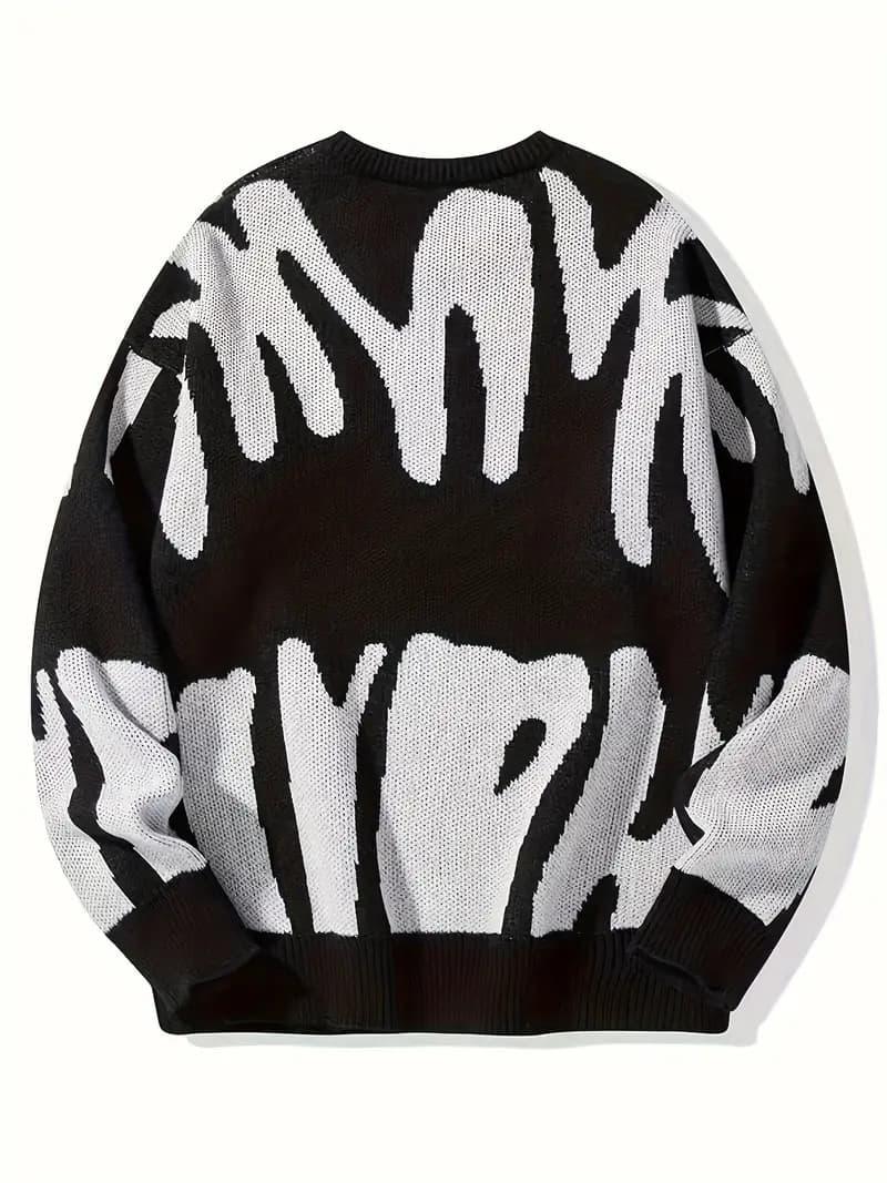 Elarova | Muster Strickpullover für Herren