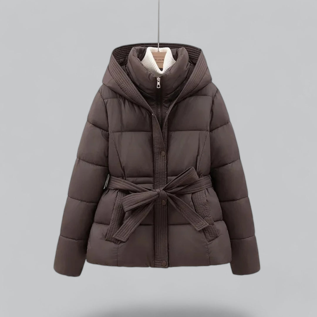 Elarova | Neue Winterjacke Parka Gürtelmantel