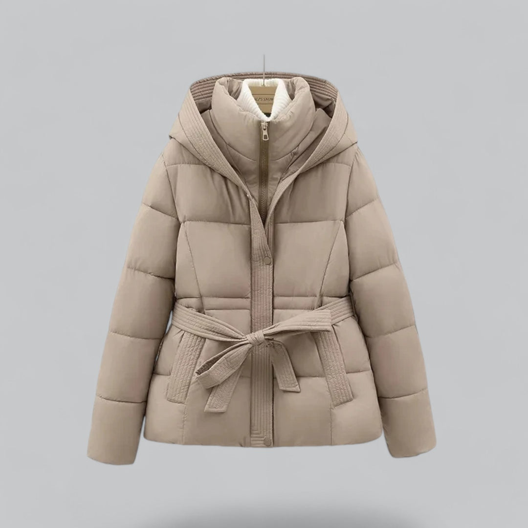 Elarova | Neue Winterjacke Parka Gürtelmantel