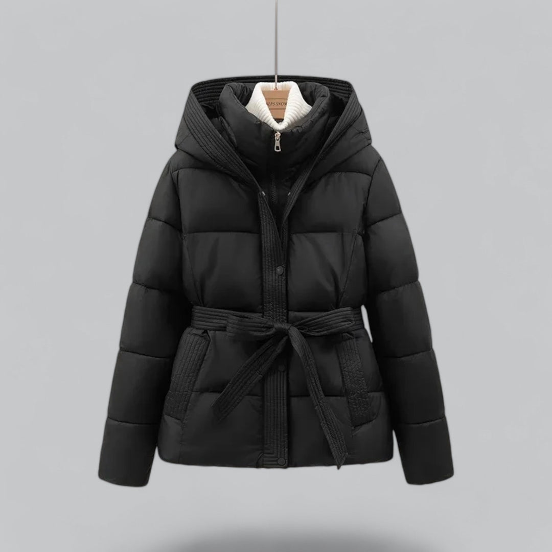 Elarova | Neue Winterjacke Parka Gürtelmantel