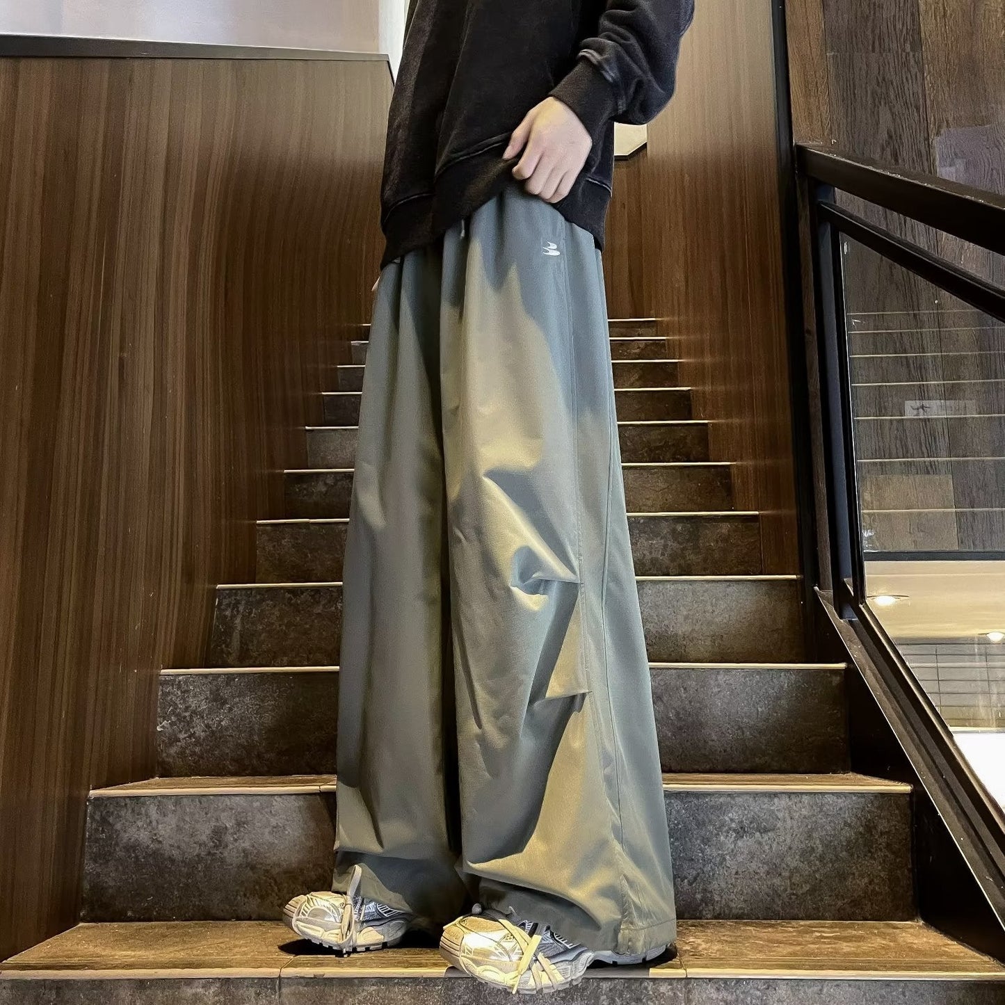 Elarova | Nylon-Fallschirmhosen für Herren
