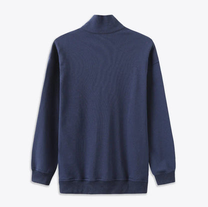 Elarova | Oberteil mit halbem Reißverschluss – eleganter Reißverschluss vorne und weiche Mischung für einfaches Lagenlook