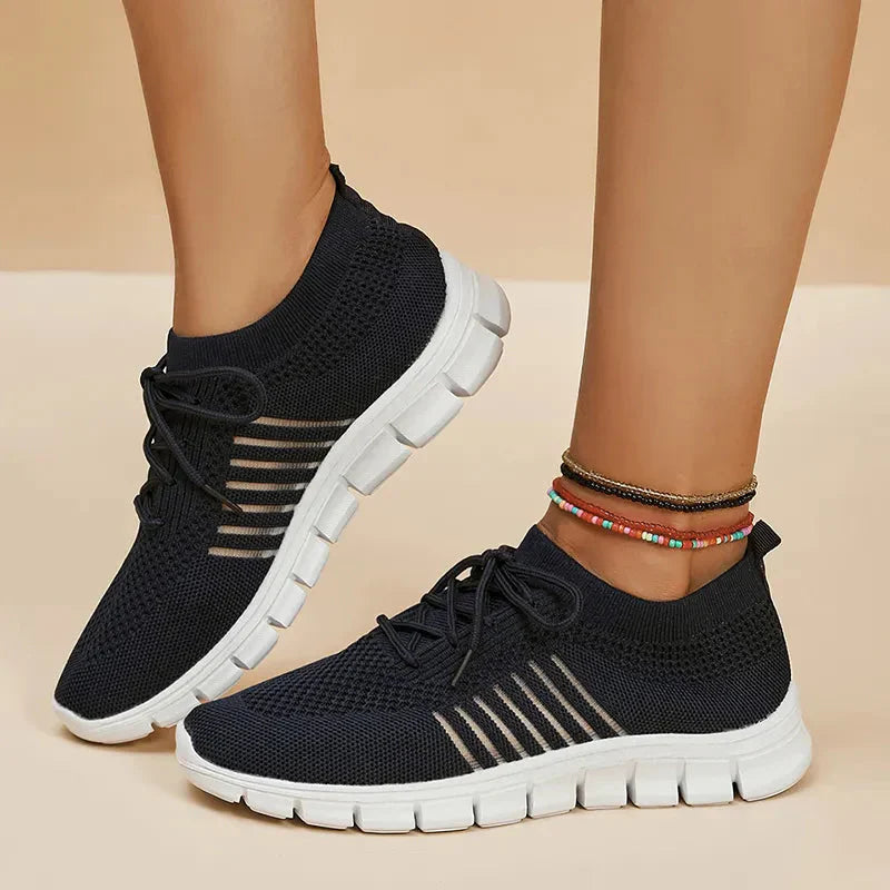 Elarova | On Sneakers Orthopädisch Walking Mesh Sneakers Damen Schuhe