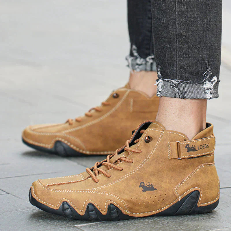 Elarova | Orthopädisch Rutschfest Wanderschuhe Herrenschuhe