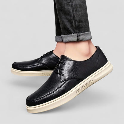 Elarova | Orthopädische Business-Casual-Schnürschuhe aus Leder für Herren
