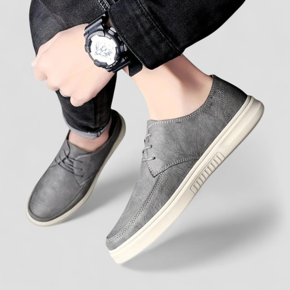 Elarova | Orthopädische Business-Casual-Schnürschuhe aus Leder für Herren