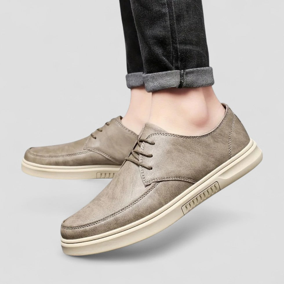 Elarova | Orthopädische Business-Casual-Schnürschuhe aus Leder für Herren