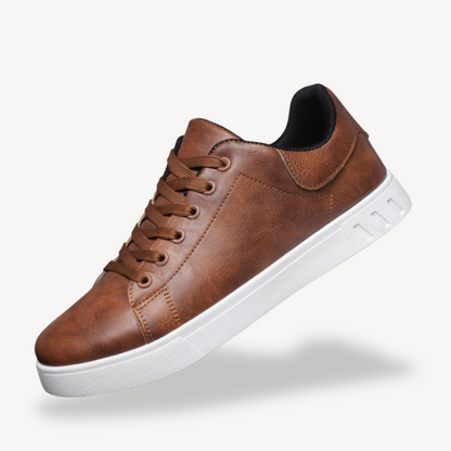 Elarova | Orthopädische Freizeit-Sneakers aus Leder für Herren