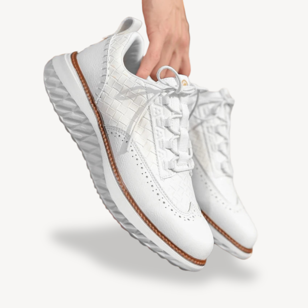 Elarova | Orthopädische Freizeit-Sneakers aus Leder für Herren