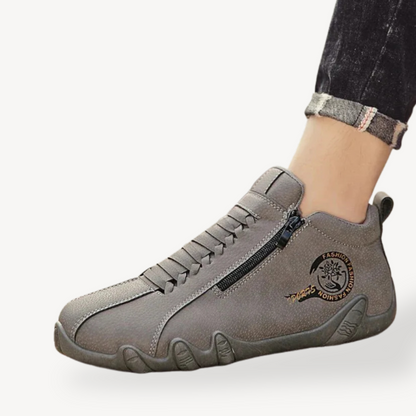Elarova | Orthopädische Herren Freizeit-Winterschuhe aus Leder