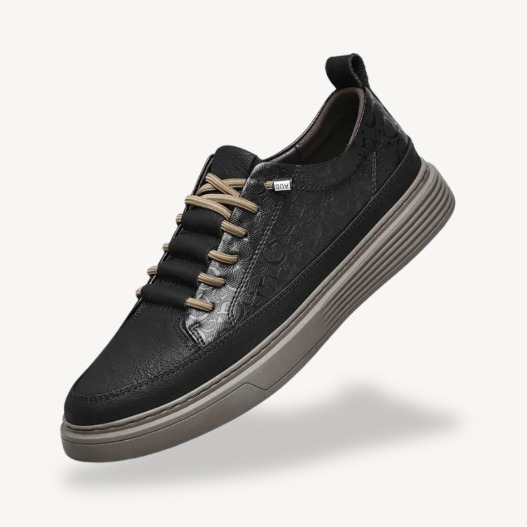 Elarova | Orthopädische Herren-Sneaker mit lederähnlichem Obermaterial