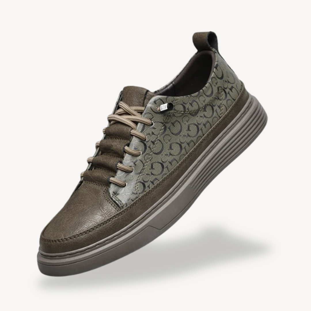 Elarova | Orthopädische Herren-Sneaker mit lederähnlichem Obermaterial