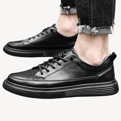 Elarova | Orthopädische Herren-Sneakers mit Luftpolster aus Leder