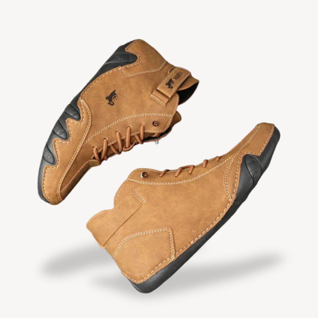 Elarova | Orthopädische High-Top-Freizeitschuhe aus Wildleder für Herren