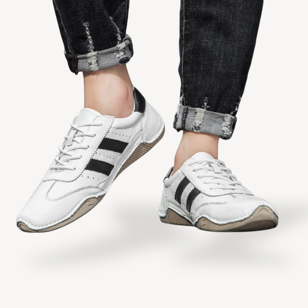 Elarova | Orthopädische Leder-Fahrer-Loafer für Herren