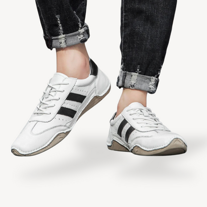Elarova | Orthopädische Leder-Fahrer-Loafer für Herren