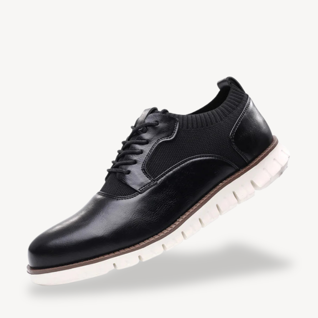 Elarova | Orthopädische Leder-Gehschuhe für Herren