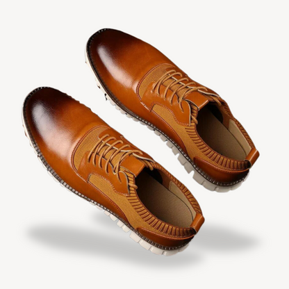 Elarova | Orthopädische Leder-Gehschuhe für Herren
