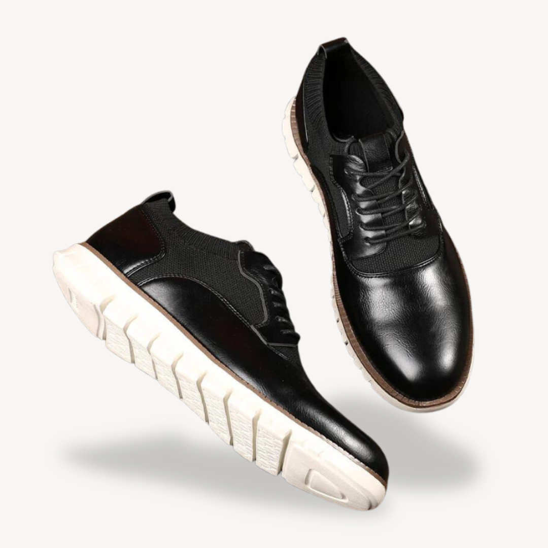Elarova | Orthopädische Leder-Gehschuhe für Herren