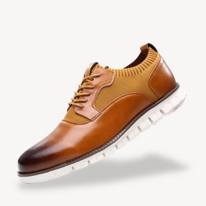 Elarova | Orthopädische Leder-Gehschuhe für Herren