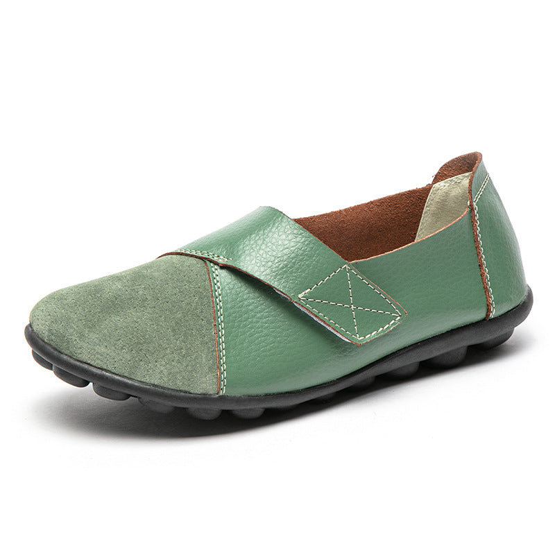 Elarova | Orthopädische Leder Slip-On Loafer für Damen