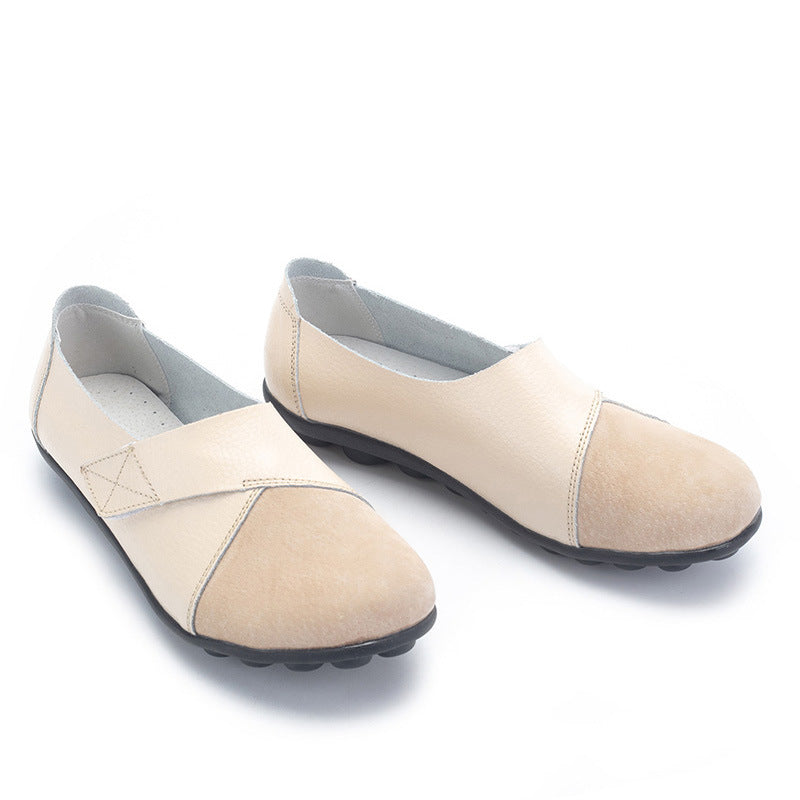 Elarova | Orthopädische Leder Slip-On Loafer für Damen