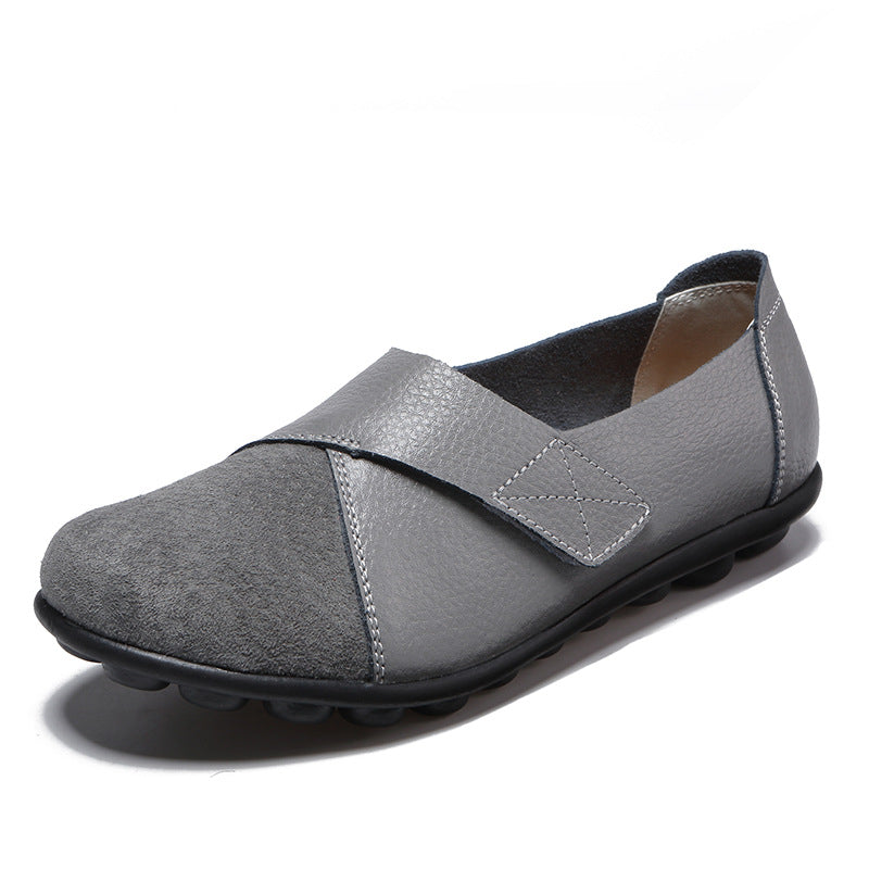Elarova | Orthopädische Leder Slip-On Loafer für Damen