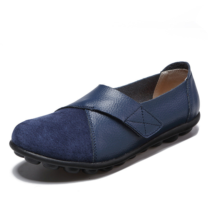 Elarova | Orthopädische Leder Slip-On Loafer für Damen