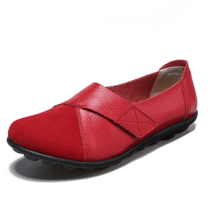 Elarova | Orthopädische Leder Slip-On Loafer für Damen