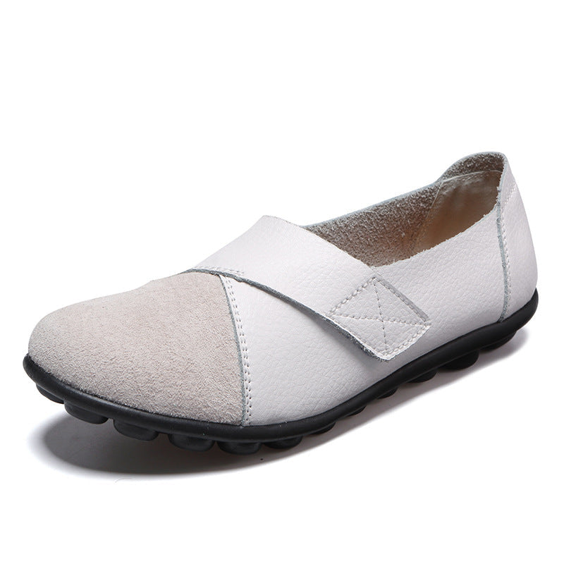 Elarova | Orthopädische Leder Slip-On Loafer für Damen