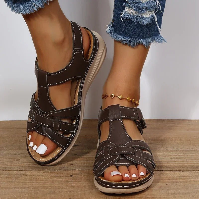 Elarova | Orthopädische Ledersandalen