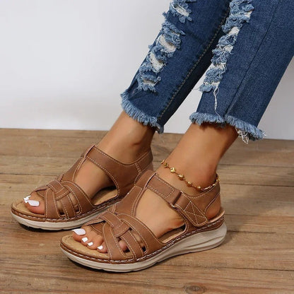 Elarova | Orthopädische Ledersandalen