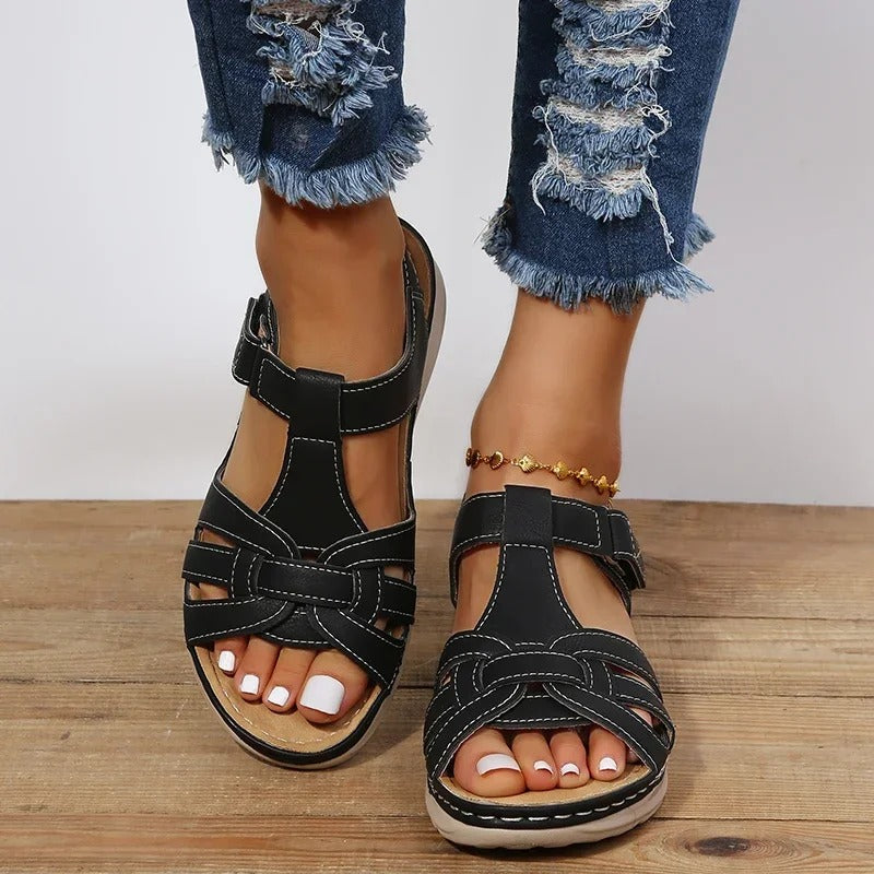 Elarova | Orthopädische Ledersandalen