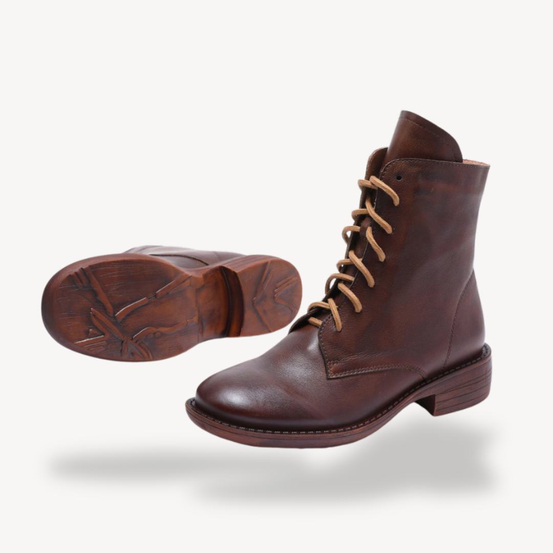 Elarova | Orthopädische Lederstiefel für Damen