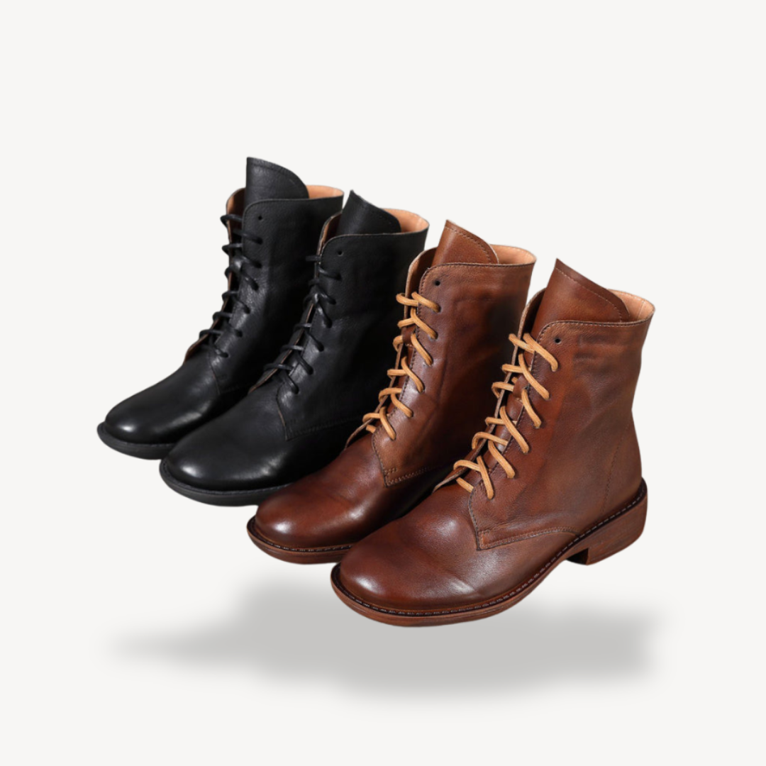Elarova | Orthopädische Lederstiefel für Damen