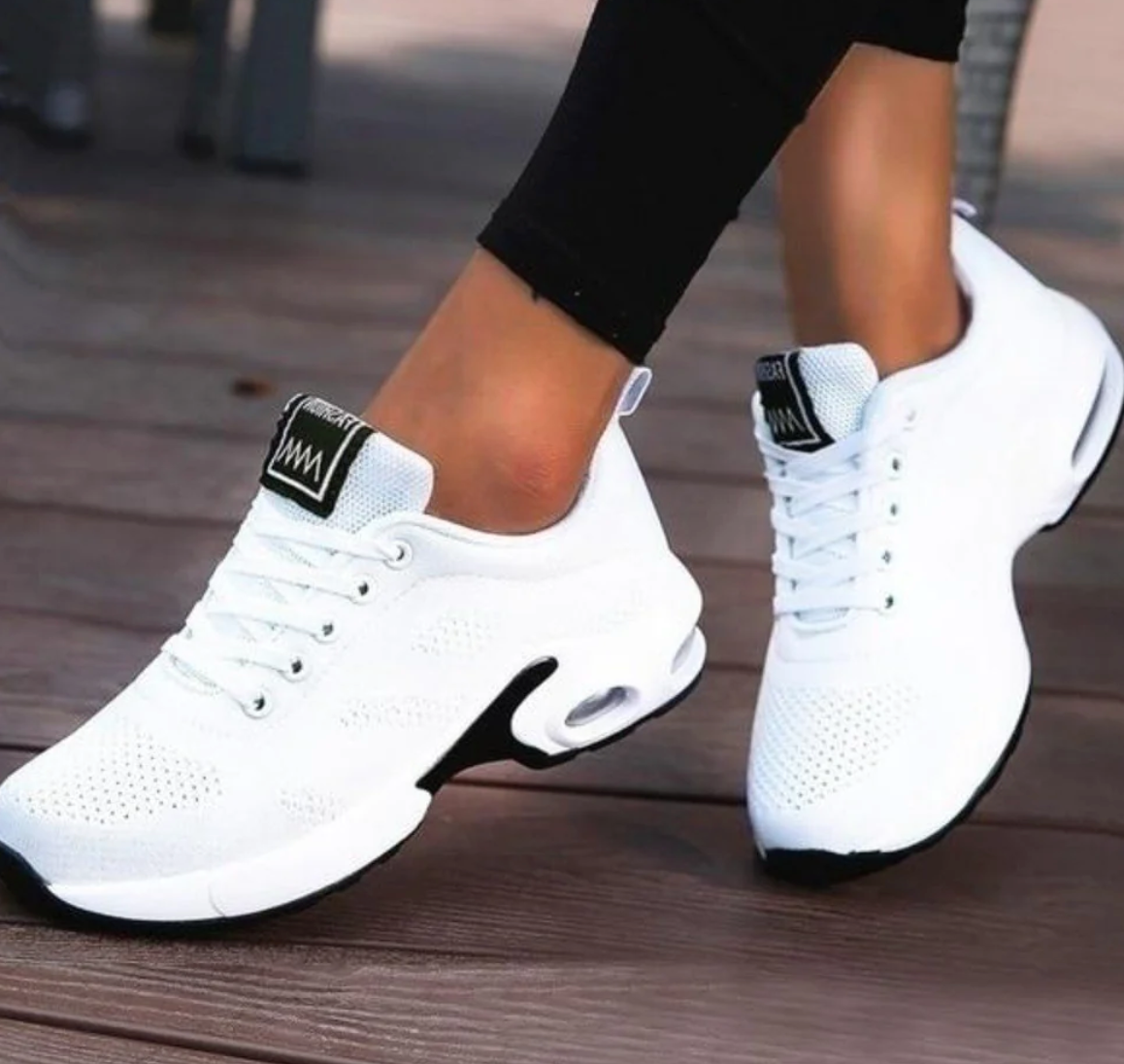 Elarova | Orthopädische Leichte, Atmungsaktive Sport Sneaker Für Damen Sportlicher Lässig Running Schuh Mit Air Cushion Sohle