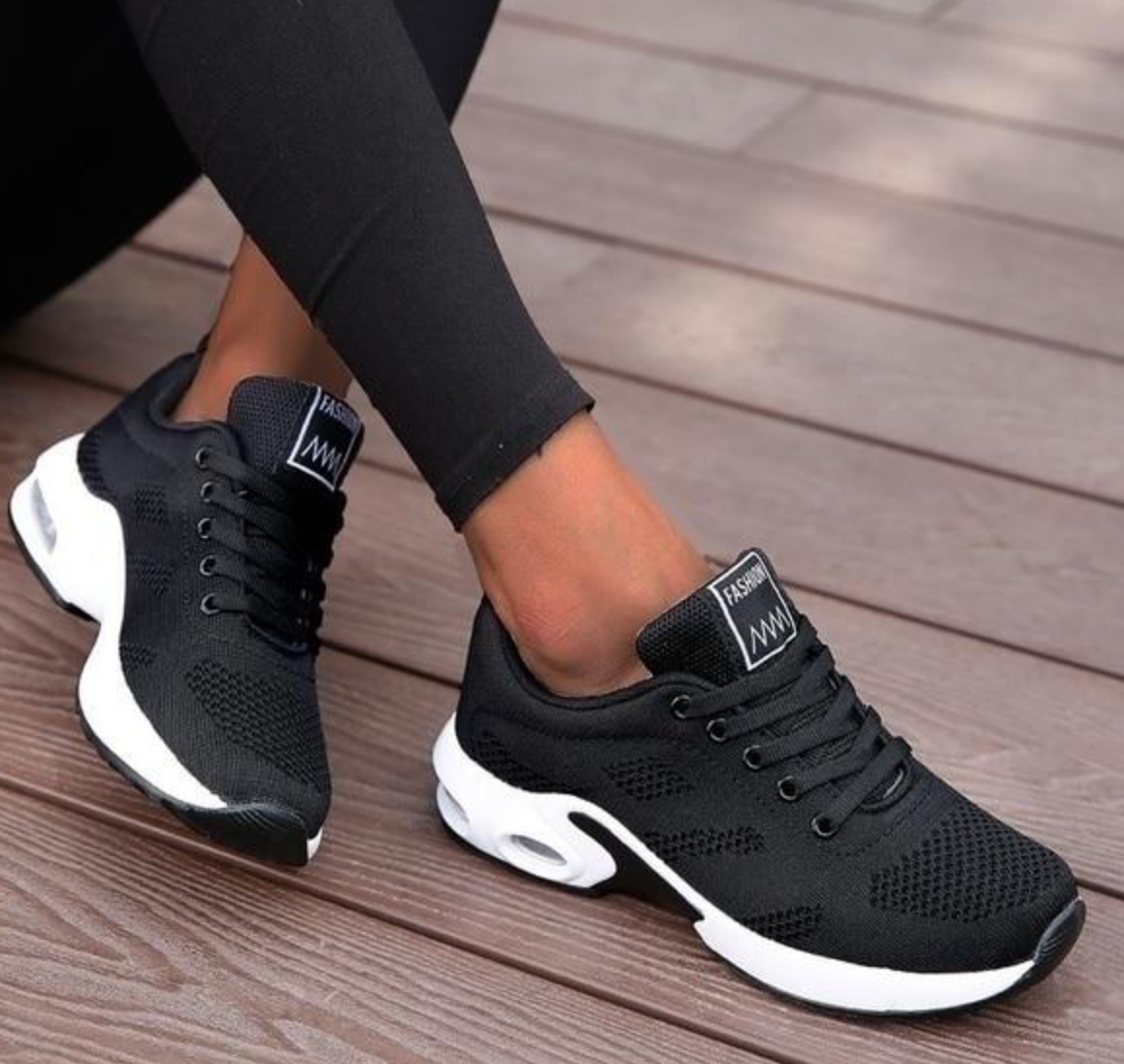 Elarova | Orthopädische Leichte, Atmungsaktive Sport Sneaker Für Damen Sportlicher Lässig Running Schuh Mit Air Cushion Sohle