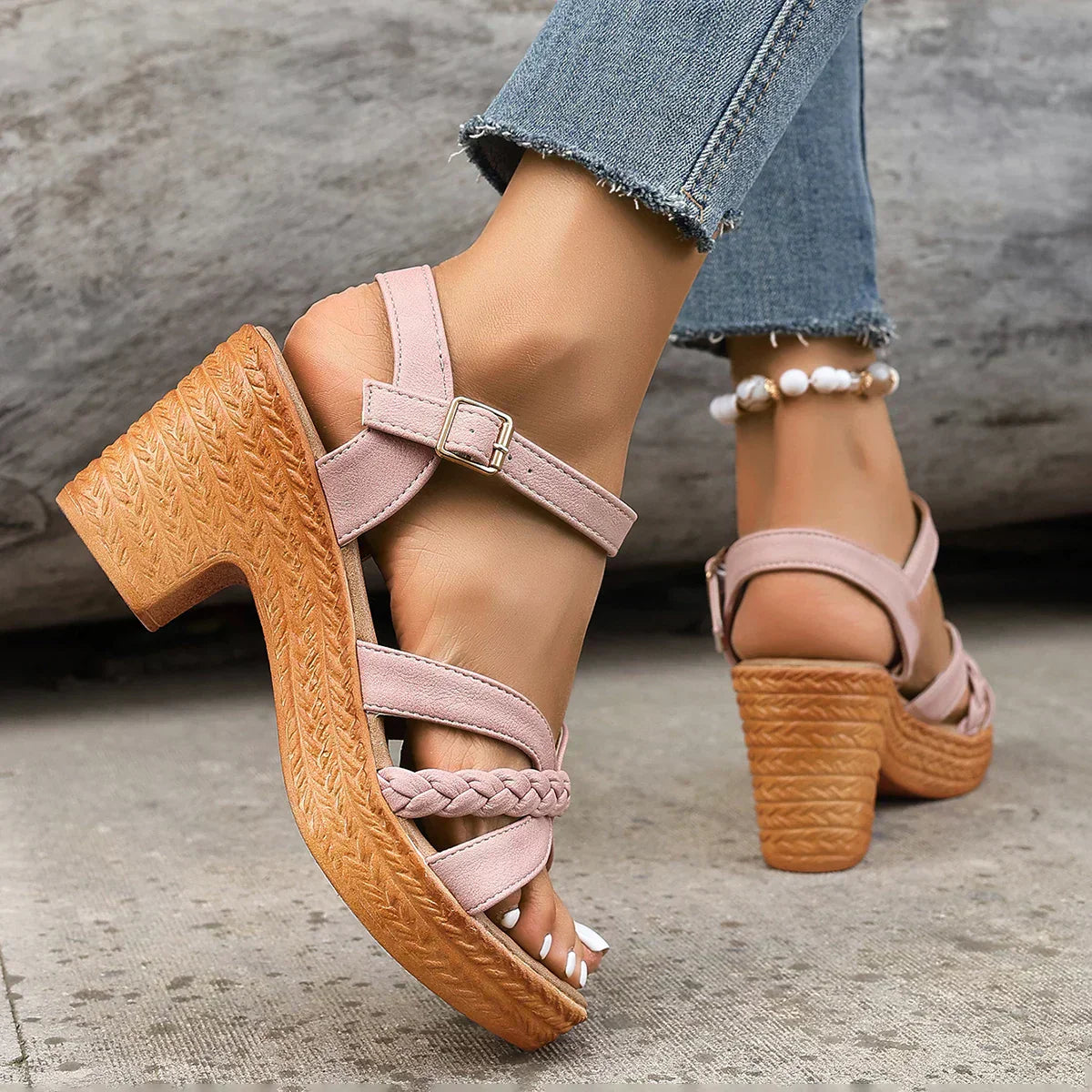 Elarova | Orthopädische Mittelhohe Sandalen
