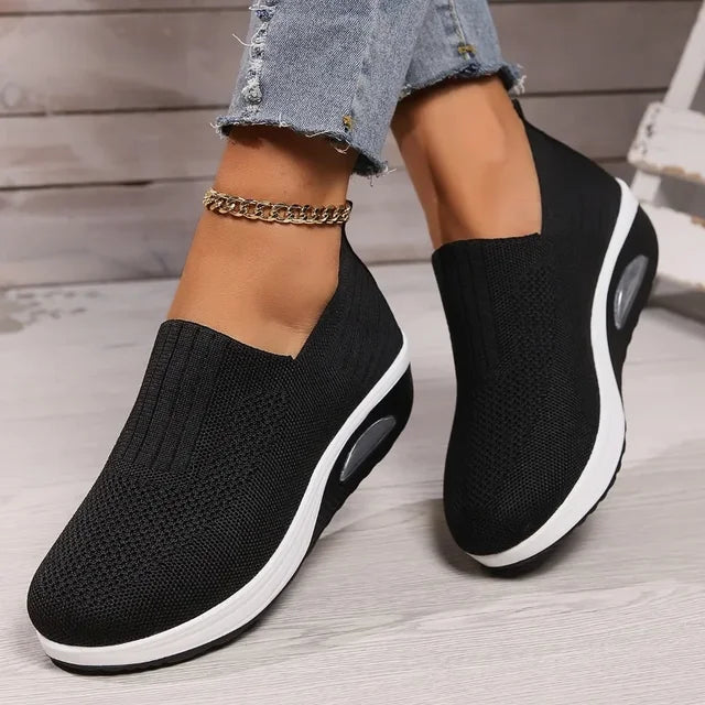 Elarova | Orthopädische Rutschfeste, Atmungsaktive Luftpolsterschuhe für Damen