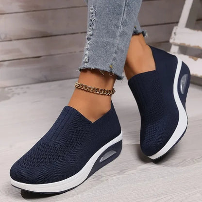 Elarova | Orthopädische Rutschfeste, Atmungsaktive Luftpolsterschuhe für Damen