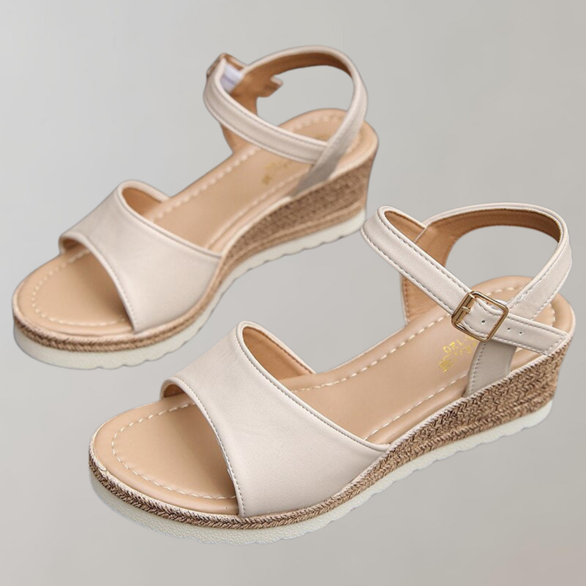 Elarova | Orthopädische Sandalen Damen | Bequeme Sandalen mit Plateau